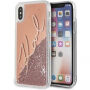 Karl Lagerfeld Signature tok iPhone X - rózsaszín