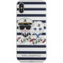 Karl Lagerfeld Sailor Stripes tok iPhone X - fekete