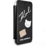 Karl Lagerfeld Pins Book tok iPhone X - fekete