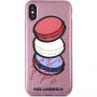 Karl Lagerfeld Paris Glitter tok iPhone X - rózsaszín