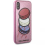 Karl Lagerfeld Paris Glitter tok iPhone X - rózsaszín