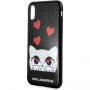 Karl Lagerfeld Original faceplate tok iPhone X - fekete