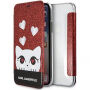Karl Lagerfeld Valentines Choupette Book tok iPhone X - piros