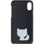 Karl Lagerfeld Graphic K tok iPhone X - fekete