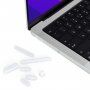 ENKAY 7in1 szilikon port porvédő - MacBook Air 13" / Air 15" / Pro 14" / Pro 16" - fehér