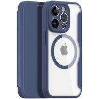 DUX DUCIS Skin X flip cover tok MagSafe -vel - iPhone 13 Pro - sötétkék