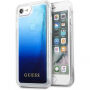 Guess Liquid Glitter tok iPhone SE (2020/2022) / 8 / 7 - sötétkék