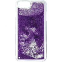 Guess Liquid Glitter tok iPhone 6 Plus / 6S Plus / 7 Plus / 8 Plus - lila