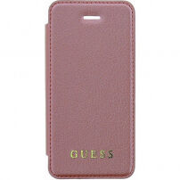Guess Iridescent Book tok iPhone 5 / 5S / SE (2016) - rózsaszín