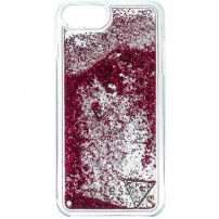 Guess Glitter Triangle tok iPhone 5 / 5S / SE (2016) - rózsazsín