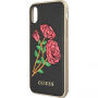 Guess Flower Desire tok iPhone X - fekete