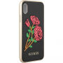 Guess Flower Desire tok iPhone X - fekete