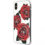 Guess Flower Desire tok iPhone X - átlátszó