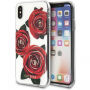 Guess Original Flower tok iPhone X - arany