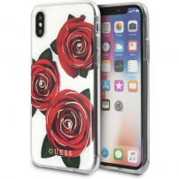 Guess Original Flower tok iPhone X - arany