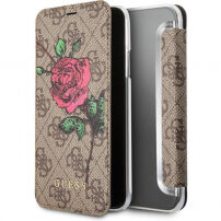 Guess 4G Flower Desire Book tok iPhone X - barna