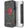 Guess 4G Flower Desire Book tok iPhone X - szürke
