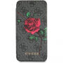 Guess 4G Flower Desire Book tok iPhone X - szürke
