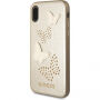 Guess Studs and Sparkle tok iPhone X - bézs
