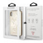Guess Studs and Sparkle tok iPhone X - bézs
