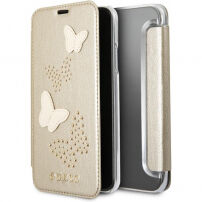 Guess Studs and Sparkle Book tok iPhone X - bézs