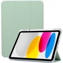 Smart borító állvánnyal és tárolóval Apple Pencil - iPad 10,9" (2022) / 11" (2025) - világos zöld