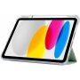 Smart borító állvánnyal és tárolóval Apple Pencil - iPad 10,9" (2022) / 11" (2025) - világos zöld