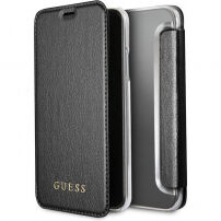 Guess Iridescent Book tok iPhone X - fekete
