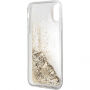 Guess Liquid Glitter tok iPhone X - arany