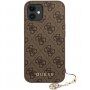 Guess Charms Hard Case tok iPhone XR / 11 - barna