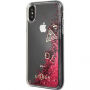 Guess Liquid Glitter tok iPhone X - piros
