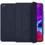 Tok origami állvánnyal - iPad Pro 12,9" (2018-2022) - sötétkék