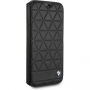 BMW Hexagon Book bőr tok iPhone X - fekete