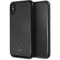 Mercedes Hard Case Dynamic Carbon tok iPhone X - fekete