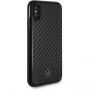 Mercedes Hard Case Dynamic Carbon tok iPhone X - fekete