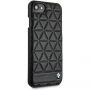 BMW Hexagon bőr tok iPhone SE (2020/2022) / 8 / 7 - fekete