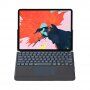 Mágneses tok beépített háttérvilágítású billentyűzettel és touchpaddal - iPad Pro 12,9" (2018-2022) - fekete