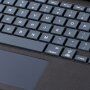 Mágneses tok beépített háttérvilágítású billentyűzettel és touchpaddal - iPad Pro 12,9" (2018-2022) - fekete