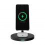3in1 mágneses töltőállvány éjszakai világítással - iPhone / Apple Watch / Airpods - fekete