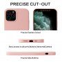 Szilikon tok iPhone 15 - fekete
