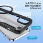 DUX DUCIS Skin X flip cover tok MagSafe -vel - iPhone 15 - fekete