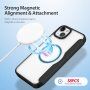 DUX DUCIS Skin X flip cover tok MagSafe -vel - iPhone 15 Plus - fekete