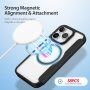 DUX DUCIS Skin X flip cover tok MagSafe -vel - iPhone 15 Pro - fekete