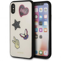 Guess Iconic tok iPhone X - bézs