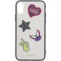 Guess Iconic tok iPhone X - bézs