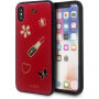 Guess Iconic tok iPhone X - piros