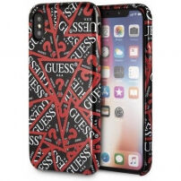 Guess Triangle Over tok iPhone X - fekete