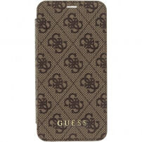 Guess Charms Book 4G tok iPhone X - barna