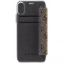 Guess Charms Book 4G tok iPhone X - barna