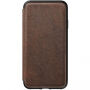 Nomad Folio Leather Case tok Apple iPhone XS Max - barna
